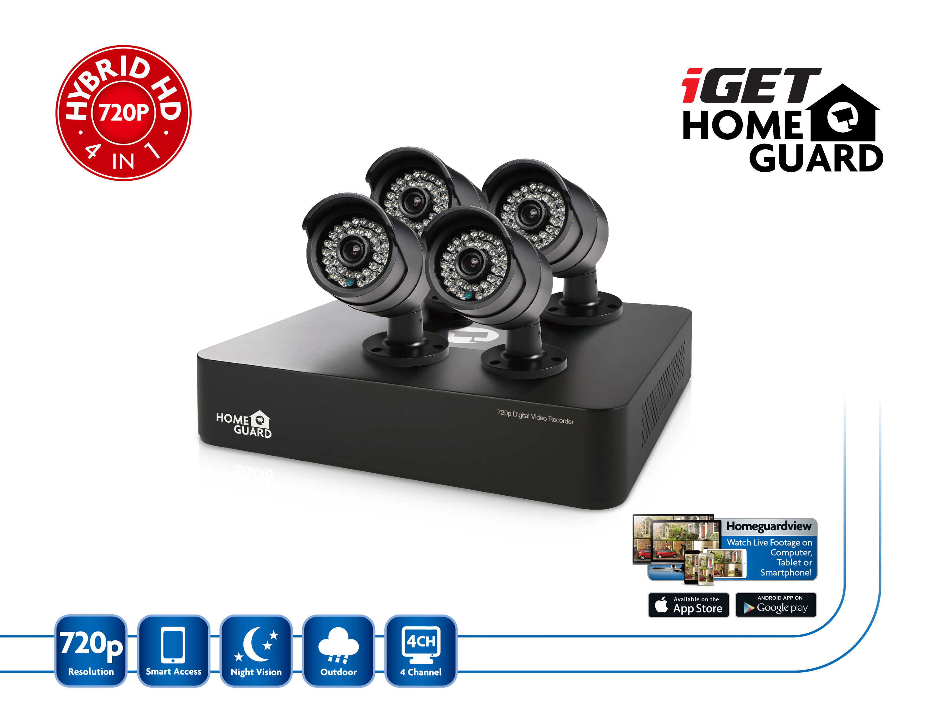 iGET HOMEGUARD HGDVK46704